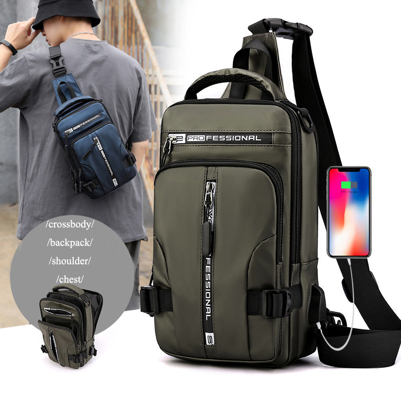GoWinTraders - Multifunktionaler Rucksack für Schulter und Brust
